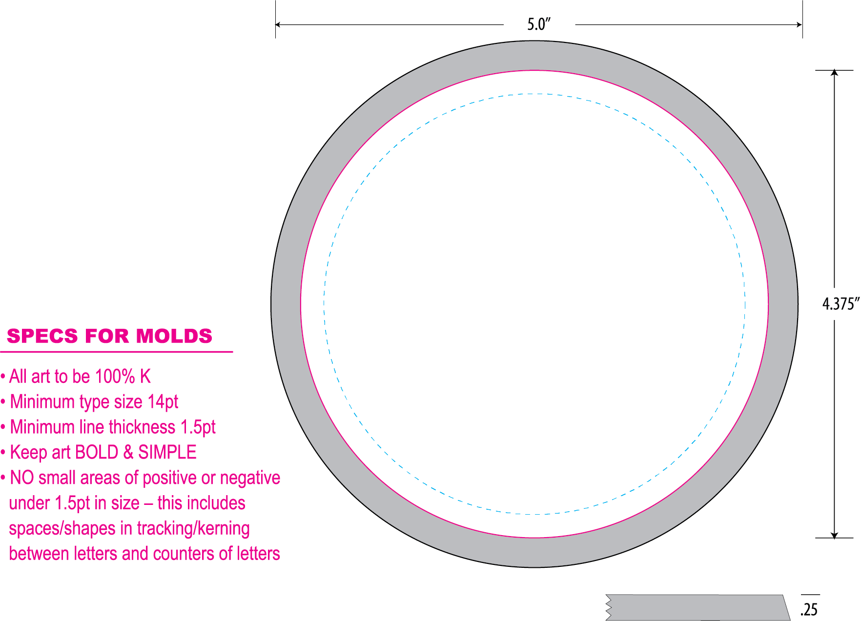 Artwork Layout 12-piece round centerpiece set